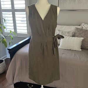 Banana Republic Olive Wrap Dress